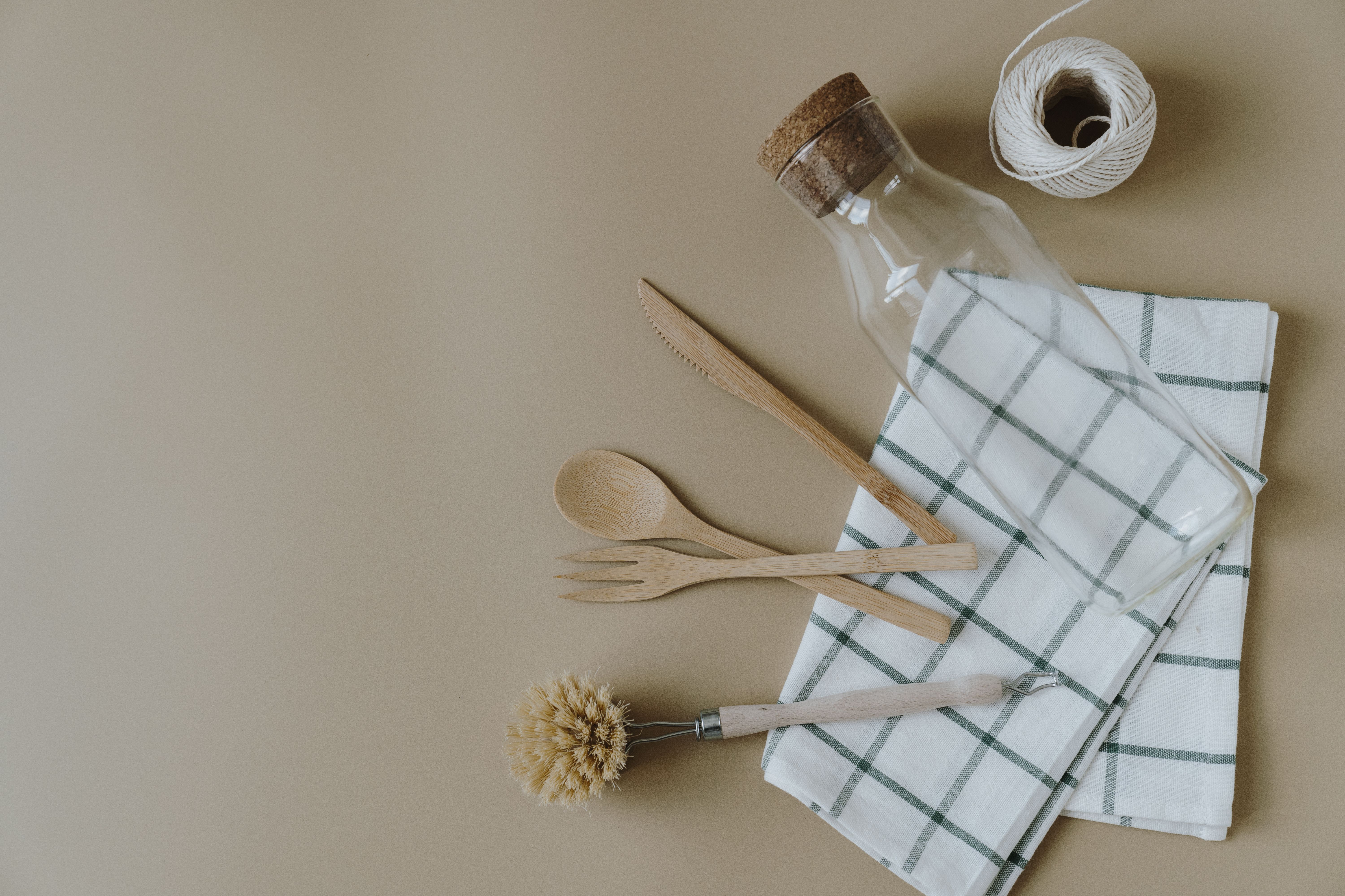 Produtos de cozinha reutilizáveis e sustentáveis