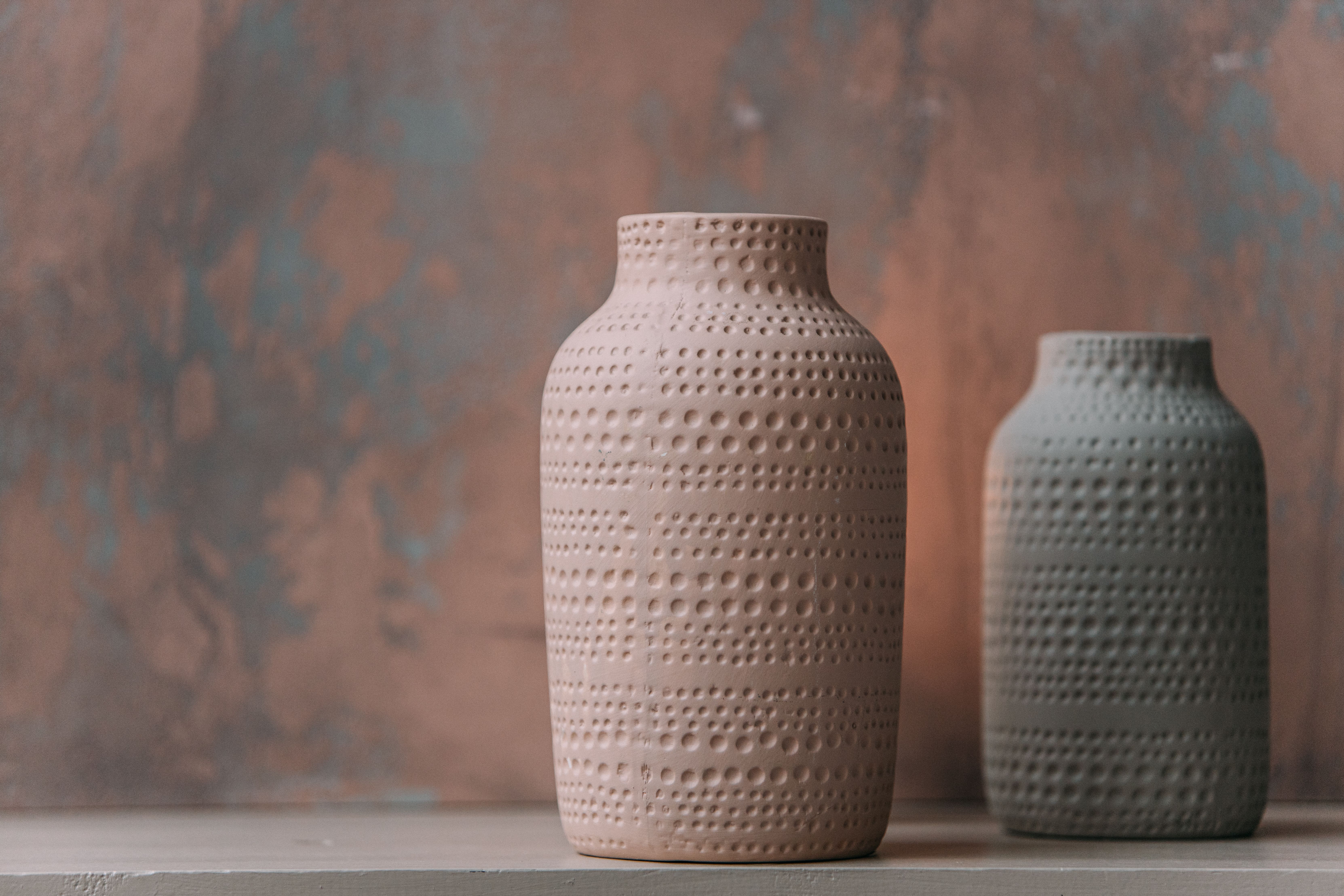 Vasos cerâmica moderna decoração sala