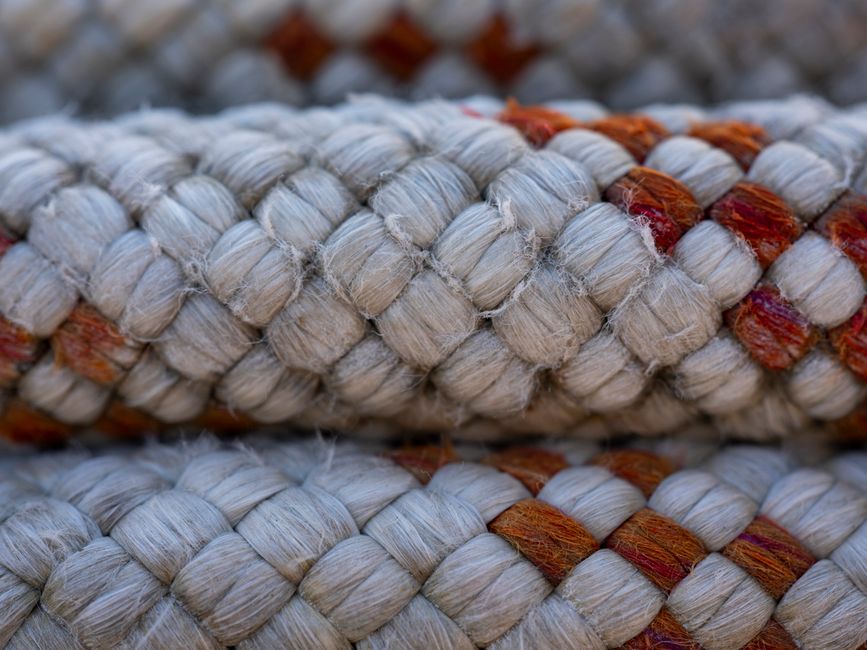 Barbante de algodão e cordas usadas em artesanato