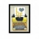 Quadro Poster Pop Art Maquina de Escrever