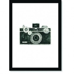 Quadro Poster Pop Art Maquina Fotografica