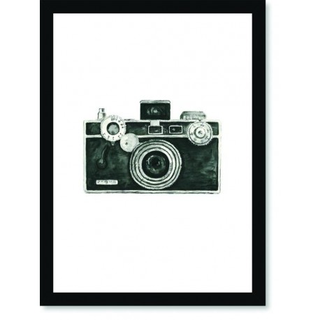 Quadro Poster Pop Art Maquina Fotografica