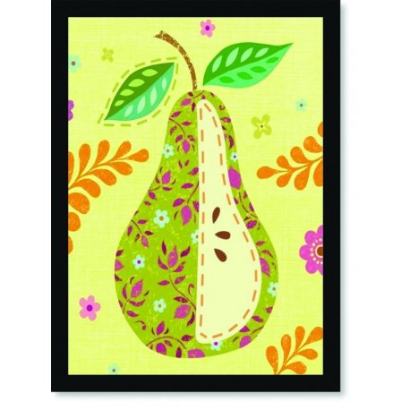 Quadro Poster Pop Art Pera patchwork