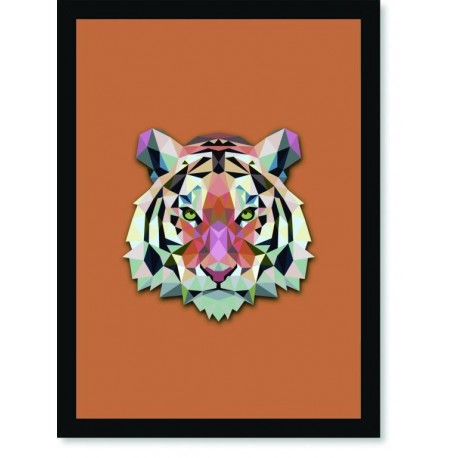 Quadro Poster Pop Art Tigre