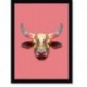 Quadro Poster Pop Art Vaca