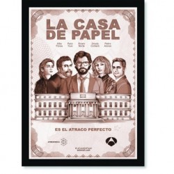 Quadro Poster Series La Casa de Papel