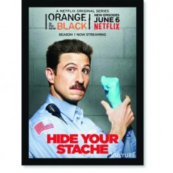 Quadro Poster Series Orange Black 1