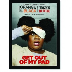 Quadro Poster Series Orange Black 4