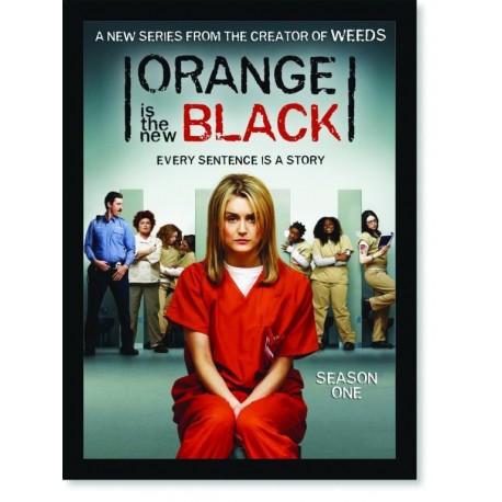 Quadro Poster Series Orange Black 8
