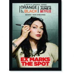 Quadro Poster Series Orange Black 9