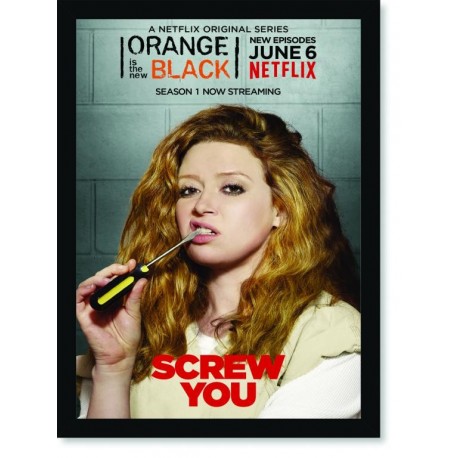 Quadro Poster Series Orange Black 11