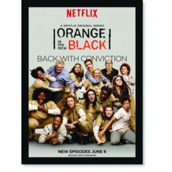 Quadro Poster Series Orange Black 14