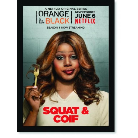 Quadro Poster Series Orange Black 17