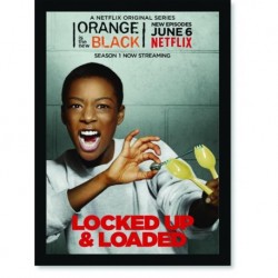 Quadro Poster Series Orange Black 18