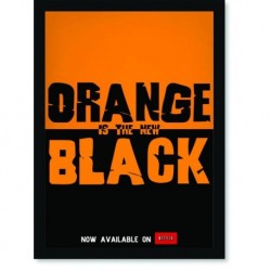 Quadro Poster Series Orange Black 20