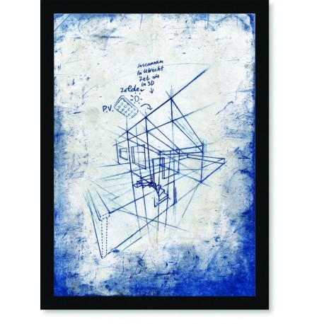 Quadro Poster Arquitetura Esboço 1