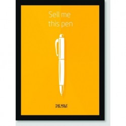Quadro Poster Series The Wolf Sell Me This Pen