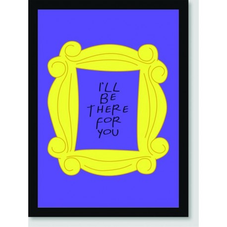 Quadro Poster Series Friends Moldura