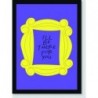 Quadro Poster Series Friends Moldura