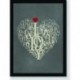 Quadro Poster Pop Art Love Love