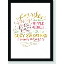 Quadro Poster Pop Art Cozy Sweaters