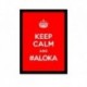 Quadro Poster Pop Art Keep Calm Aloka