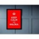 Quadro Poster Pop Art Keep Calm Aloka