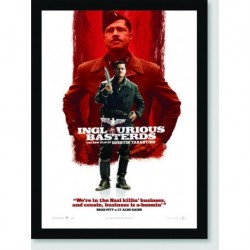 Quadro Poster Cinema Bastardos Inglorious Brad