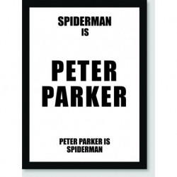 Quadro Poster Cinema Spiderman Is