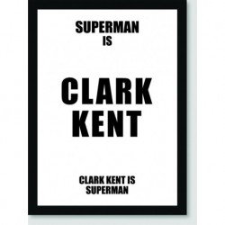 Quadro Poster Cinema Superman Is
