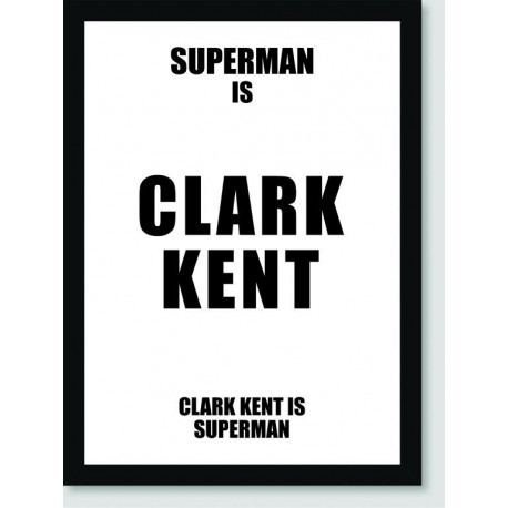 Quadro Poster Cinema Superman Is
