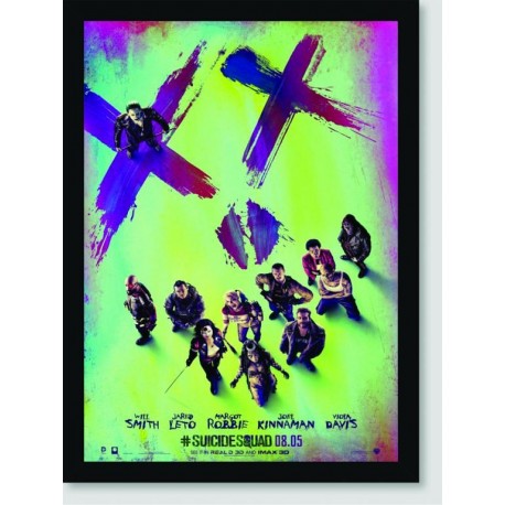 Quadro Poster Filme Esquadrao Suicida 07