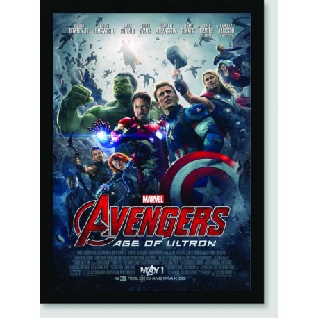 Quadro Poster Filme Os vingadores Era de Ultron