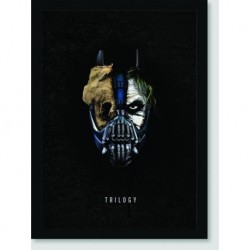 Quadro Poster Filme Batman Trilogy