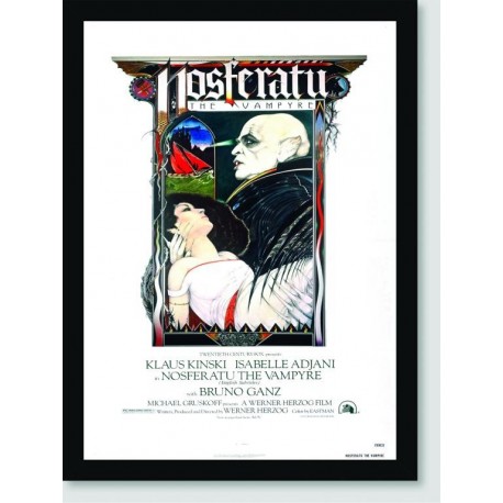 Quadro Poster Filme Nosferatu Branco