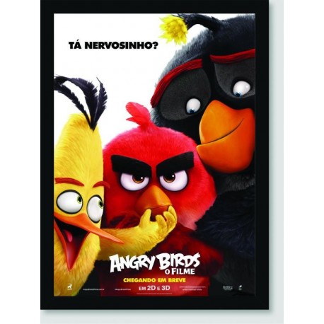 Quadro Poster Filme Angry Birds 2