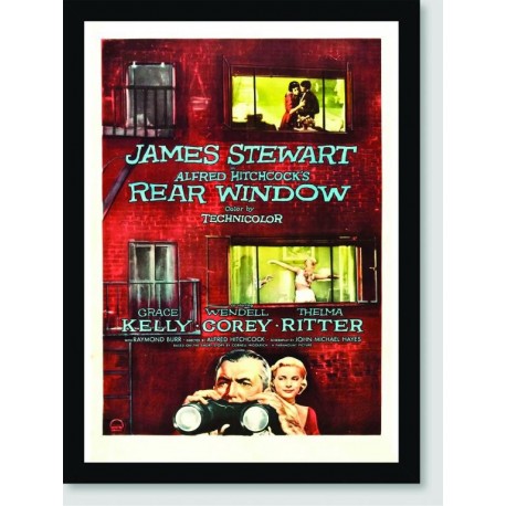 Quadro Poster Filme Rear Window