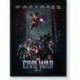 Quadro Poster Filme Guerra Civil Capitao America 01