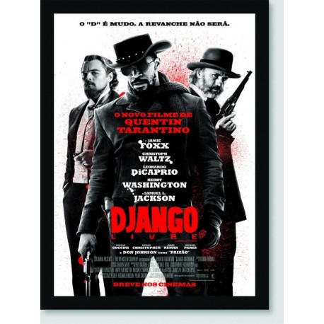 Quadro Poster Filme Django