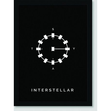 Quadro Poster Filme Interstellar 01
