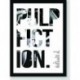 Quadro Poster Filme Pulp Fiction Letras