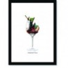 Quadro Poster Vinhos e Sabores Cabernet Franc