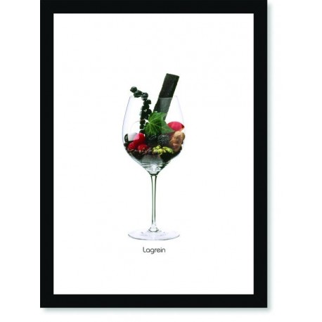 Quadro Poster Vinhos e Sabores Lagrein