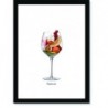 Quadro Poster Vinhos e Sabores Rie+A8slaner