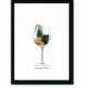 Quadro Poster Vinhos e Sabores Sauvignon Blanc