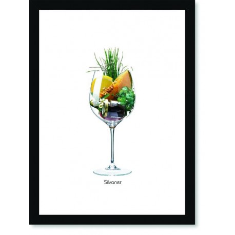 Quadro Poster Vinhos e Sabores Spätburgunder