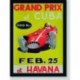 Quadro Poster Carros Grand Prix Cuba
