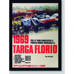 Quadro Poster Carros Targa Florio 1969