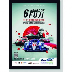 Quadro Poster Carros WEC 6 Hours Of Fuji