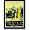 Quadro Poster Carros Motobloc Bordeaux